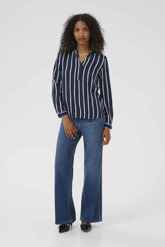 KAStridy Blouse Midnight Marine