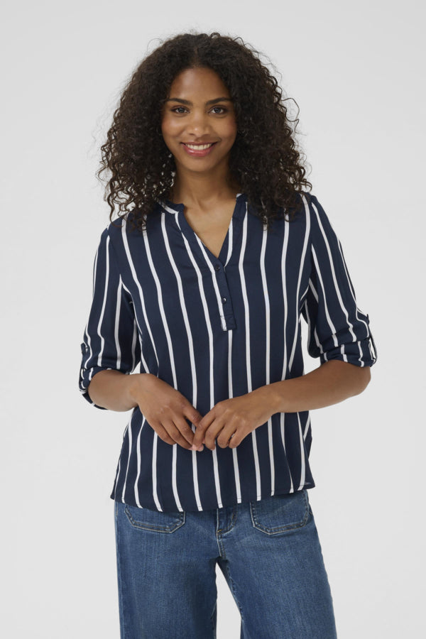 KAStridy Blouse Midnight Marine