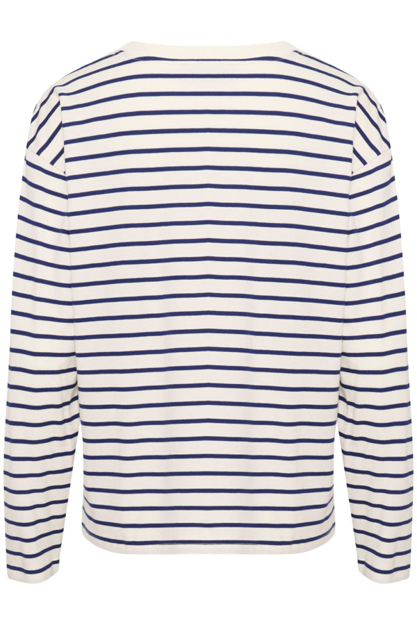 KAWinny LS T-Shirt Antique White Blue