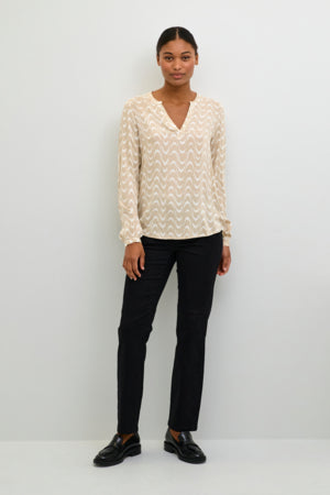 KAMira Plain Weave Shirt Feather Grey