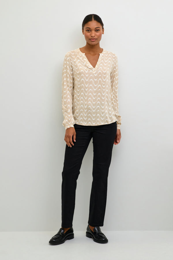 KAMira Plain Weave Shirt Feather Grey