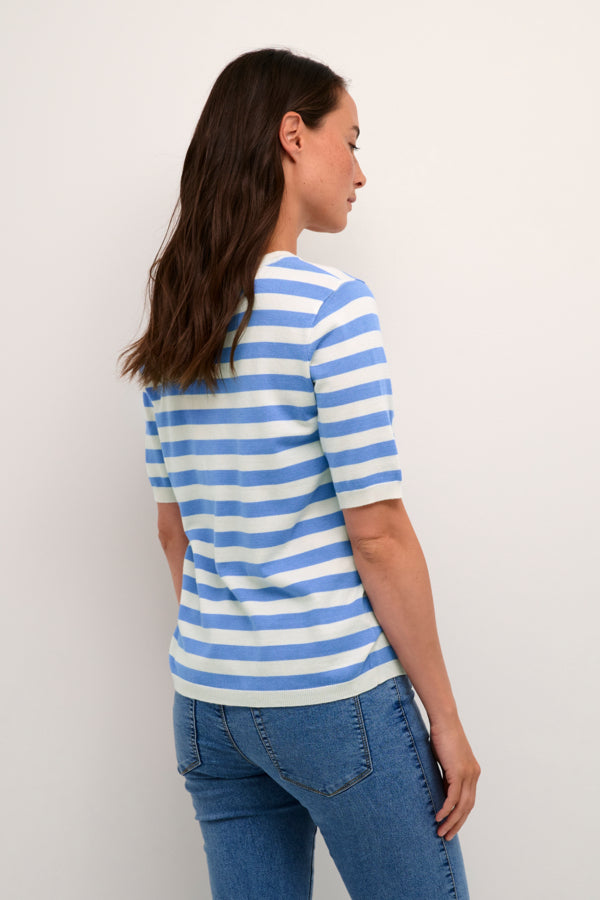KALizza Striped Knit Ultramarine Stripe