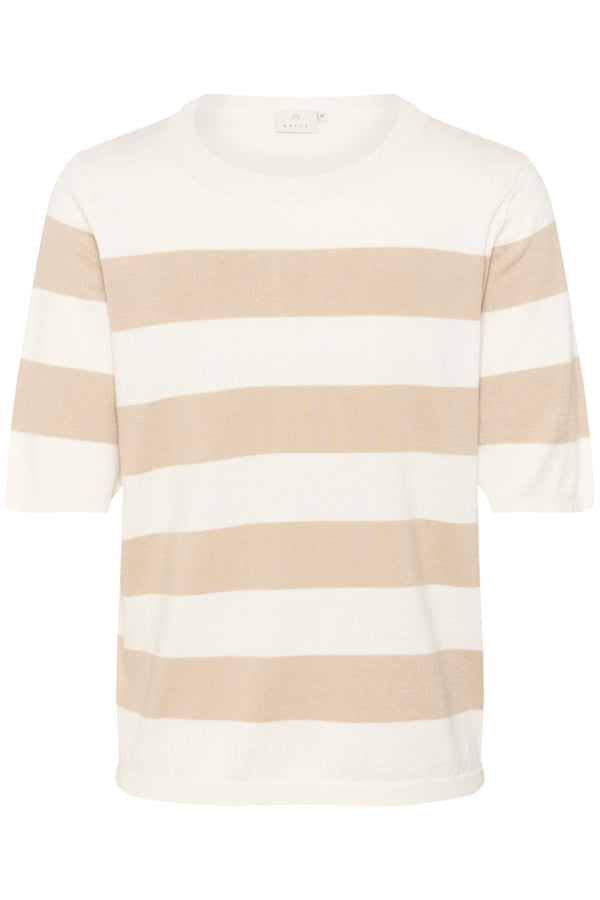 KALizza Striped Knit Chalk Feather Grey