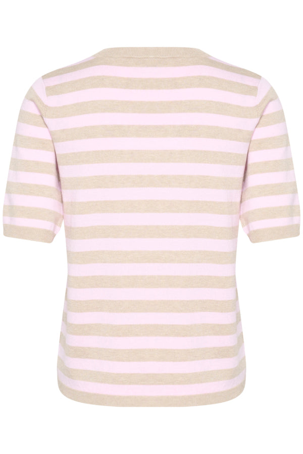 KALizza Striped Knit Feather Gray Mel.