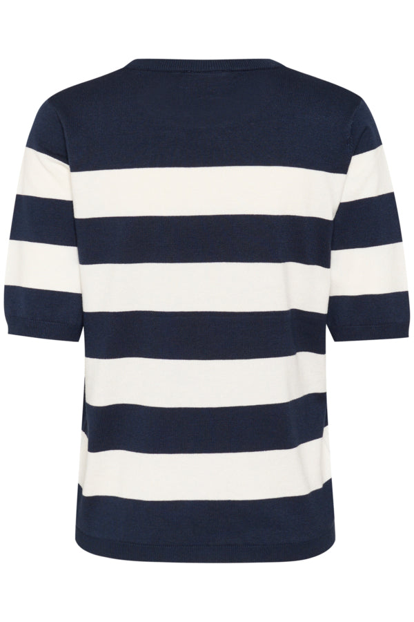 KALizza Striped Knit Midnight Chalk