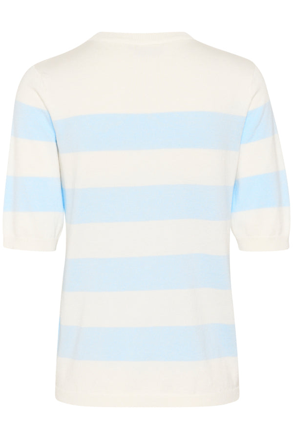 KALizza Striped Knit Chalk Light Blue