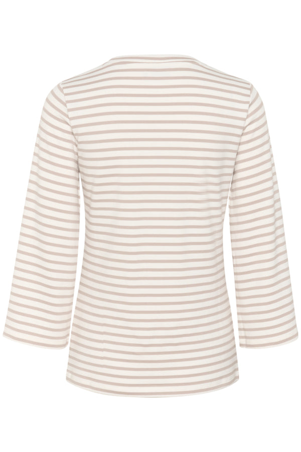 KALiddy 3/4 Sleeve Blouse Chalk Feather Gray