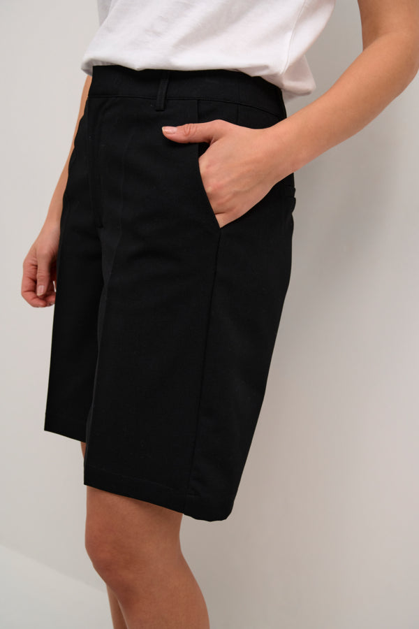 KASakura Zipper Shorts Black Deep