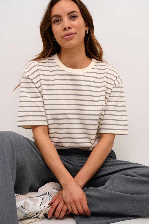 KAWinny 1/2 Sleeve T-Shirt White Steepl Gray