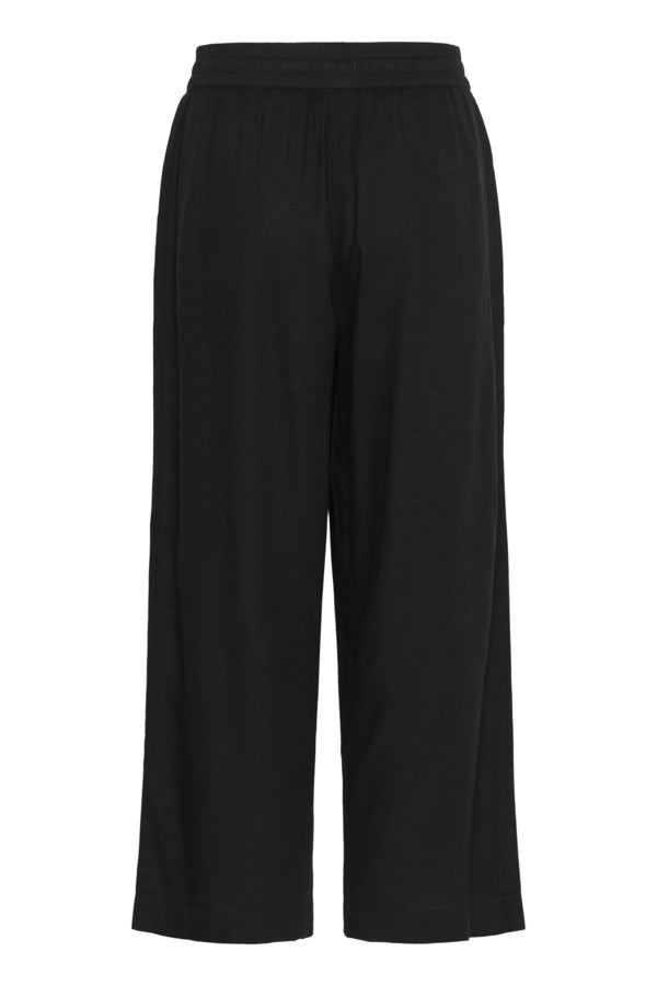 KAMilia Cropped Wide Pants Black