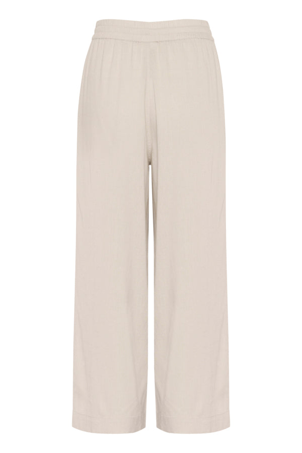 KAMilia Cropped Wide Pants Feather Gray