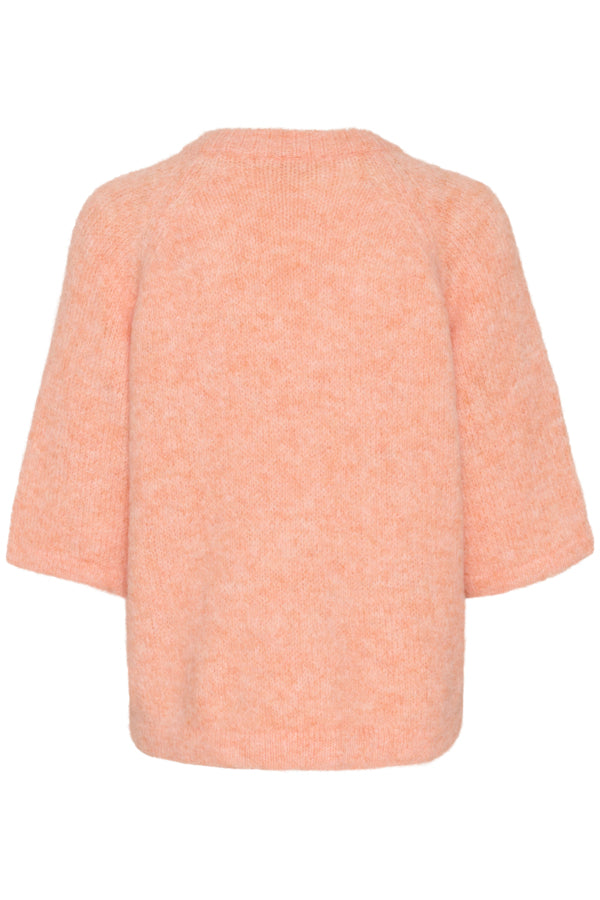 KAEmilie V-Neck Pullover Peach Chambray