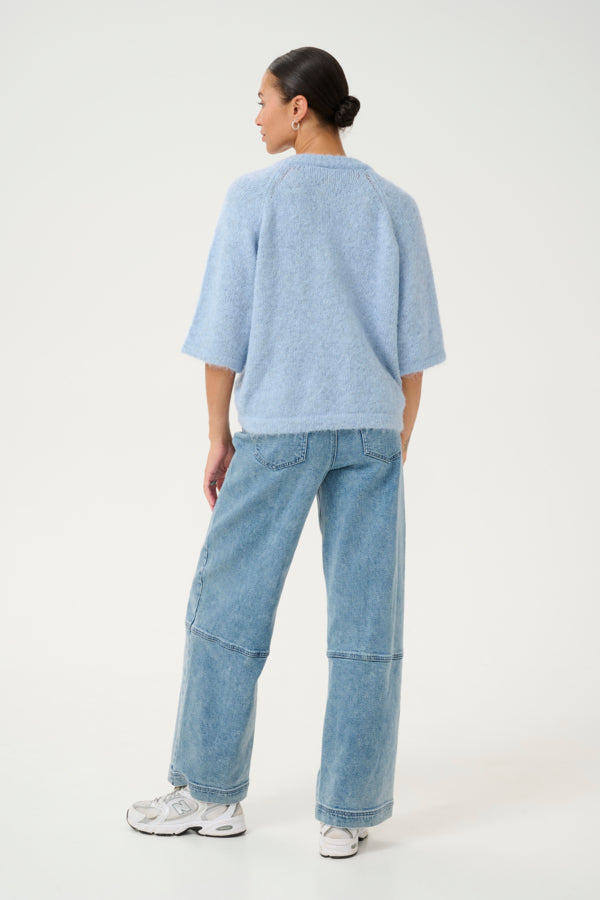 KAEmilie V-Neck Pullover Soft Chambray