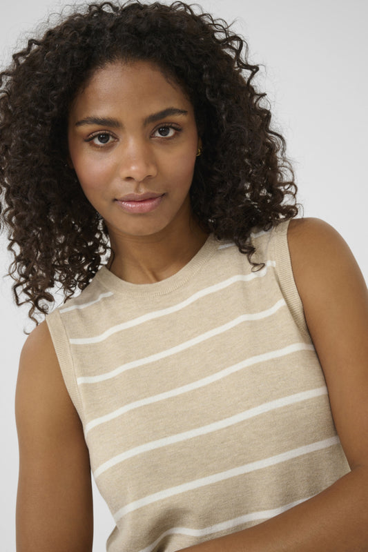 KALizza Striped Slipover Feather Grey