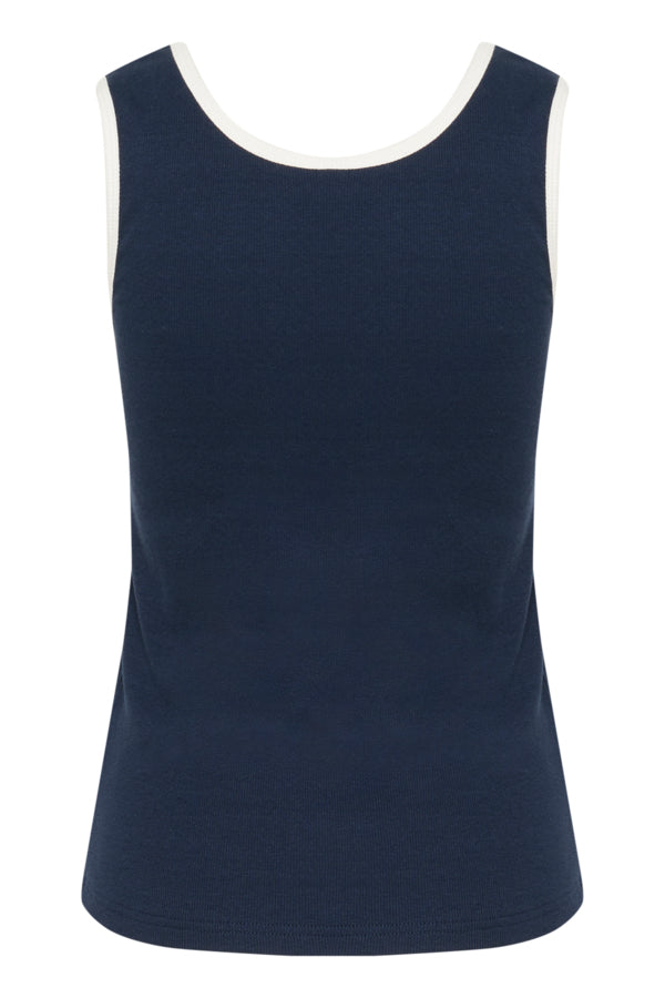 KACarna Contrast Top Midnight Marine