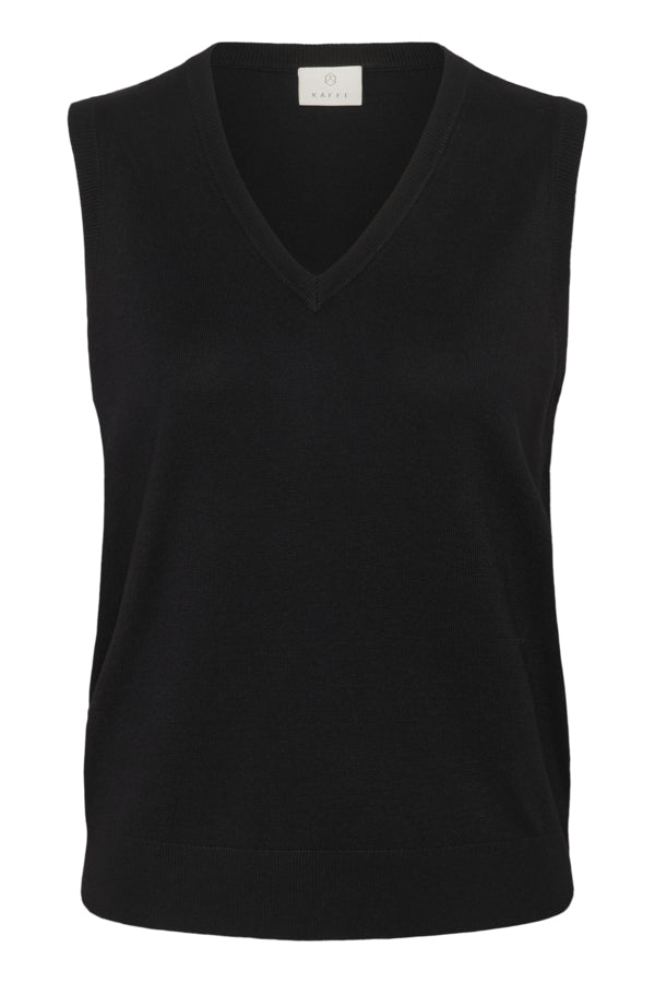 KAlizza Knit Vest Black Deep