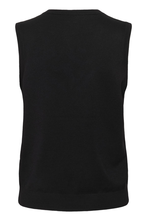 KAlizza Knit Vest Black Deep