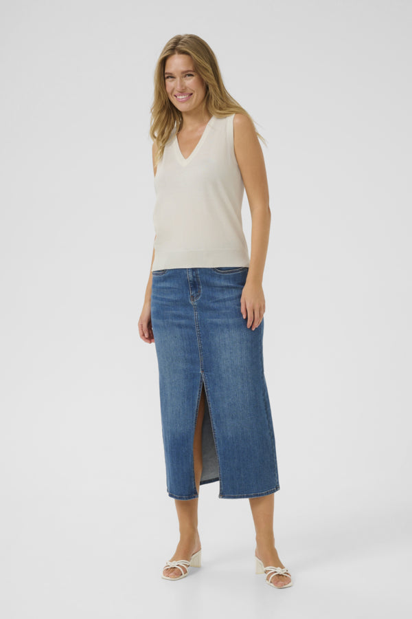 KAlizza Knit Vest Chalk