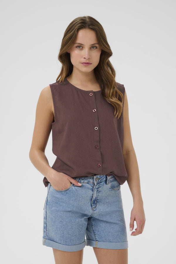 KAMilia Reversable Top Fudge