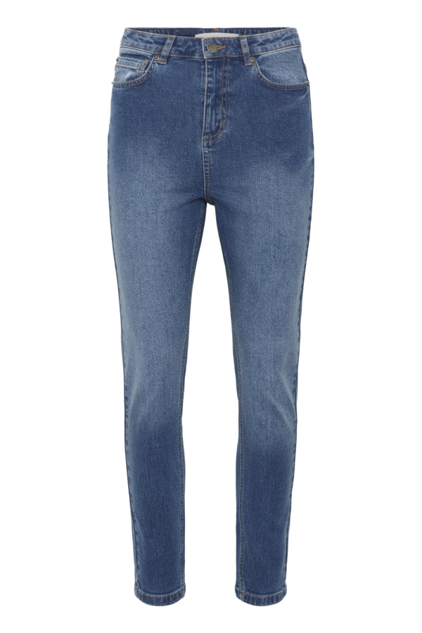 KAWillow HW Slim Fit Jeans Mdeium Blue
