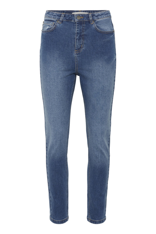 KAWillow HW Slim Fit Jeans Mdeium Blue