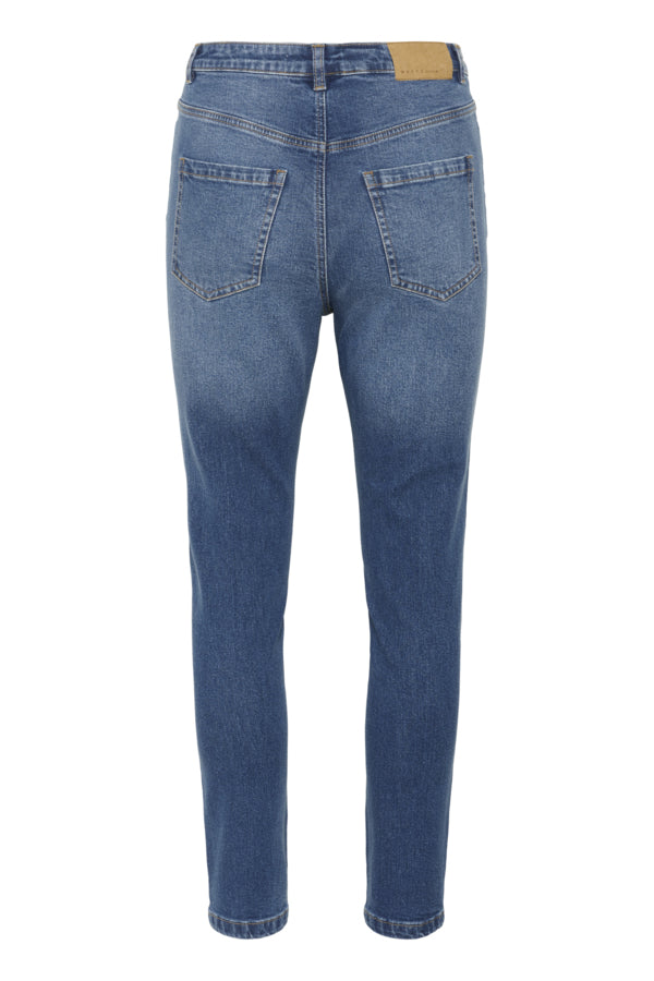 KAWillow HW Slim Fit Jeans Mdeium Blue