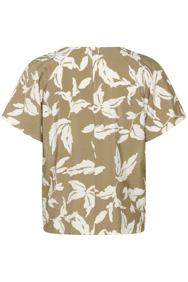 KAMarlo Blouse Oak Chalk Leave