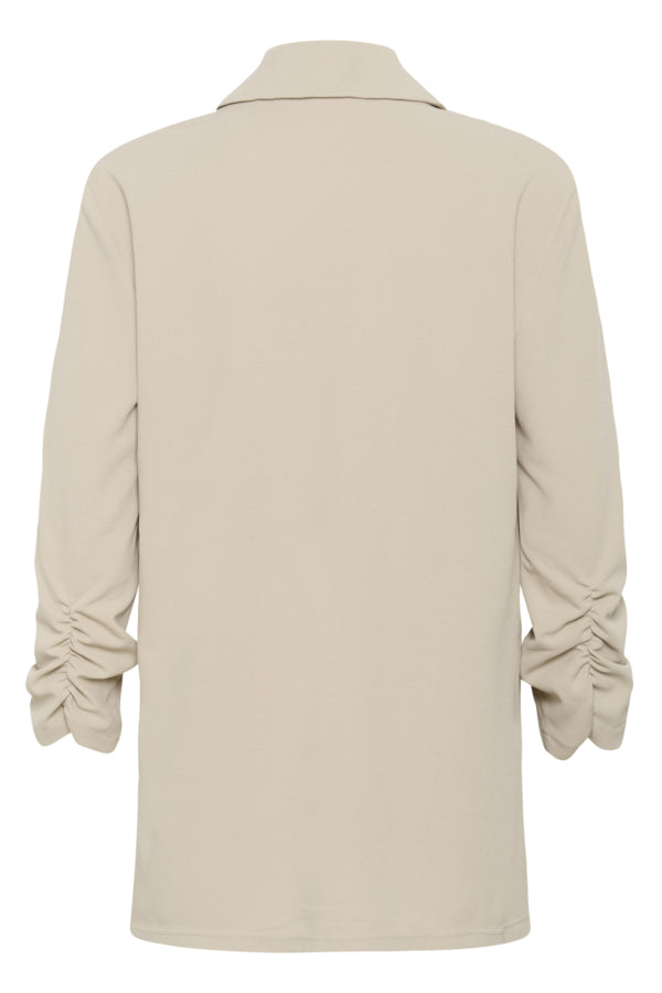 KAPheobe 3/4 Sleeve Blazer Feather Gray