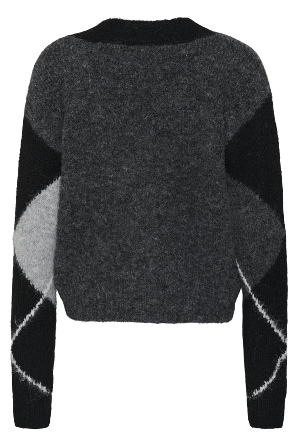 KUGrith Cardigan Grey Melange