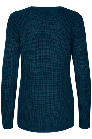 CRMuka V-Neck Knit Pullover Gibraltar Sea