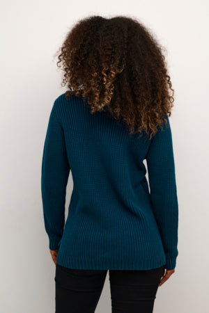 CRMuka V-Neck Knit Pullover Gibraltar Sea