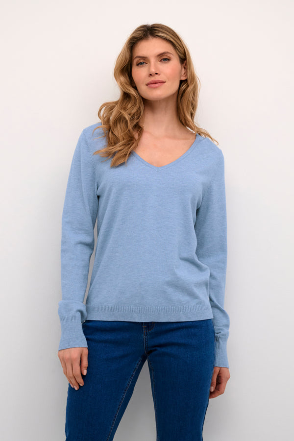 CRDela Knit Pullover Marina Melange