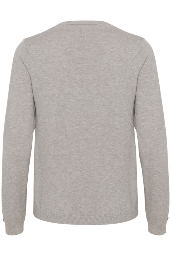 CRDela Knit Cardigan Light Grey Melange