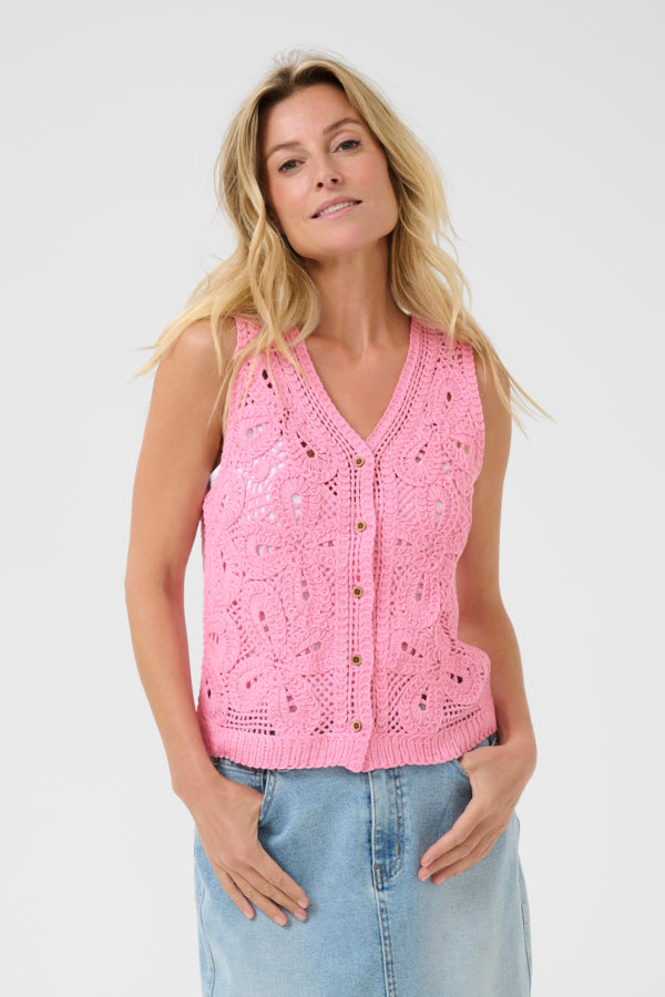 CRKittie Knit Slipover Begonie Pink
