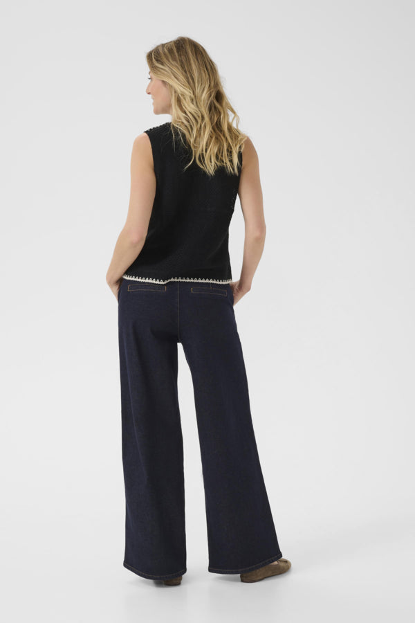 CRFrust Knit Vest Pitch Black