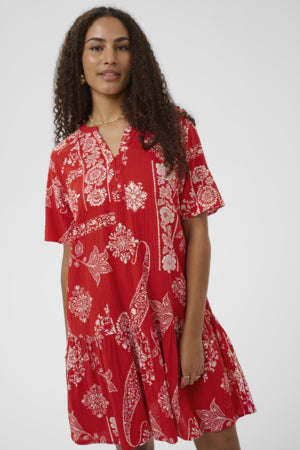CRGianna Short Dress Ted Ethnic Print