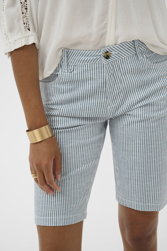 CRBertaTwill Shorts Horizon Blue Milk