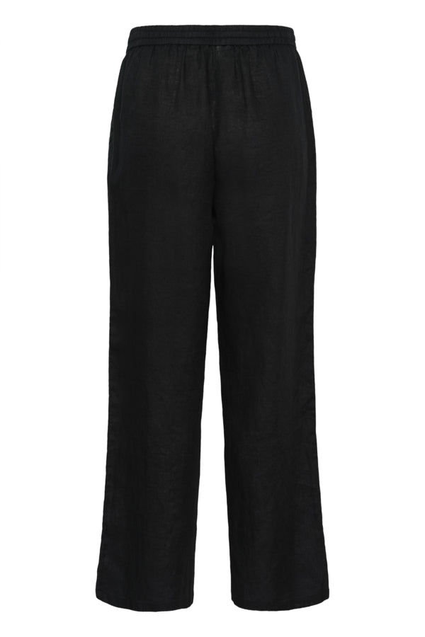 CRBellis Linen Pant Pitch Black