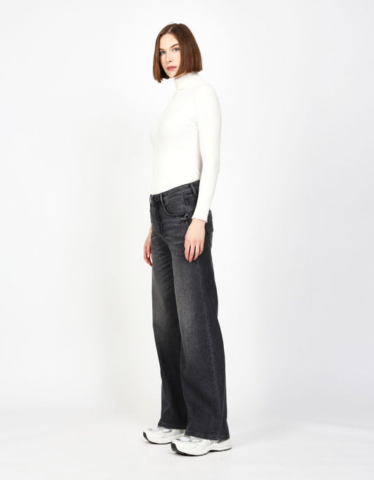 Gang 94Amelie Wide Turegrey Mid Wash
