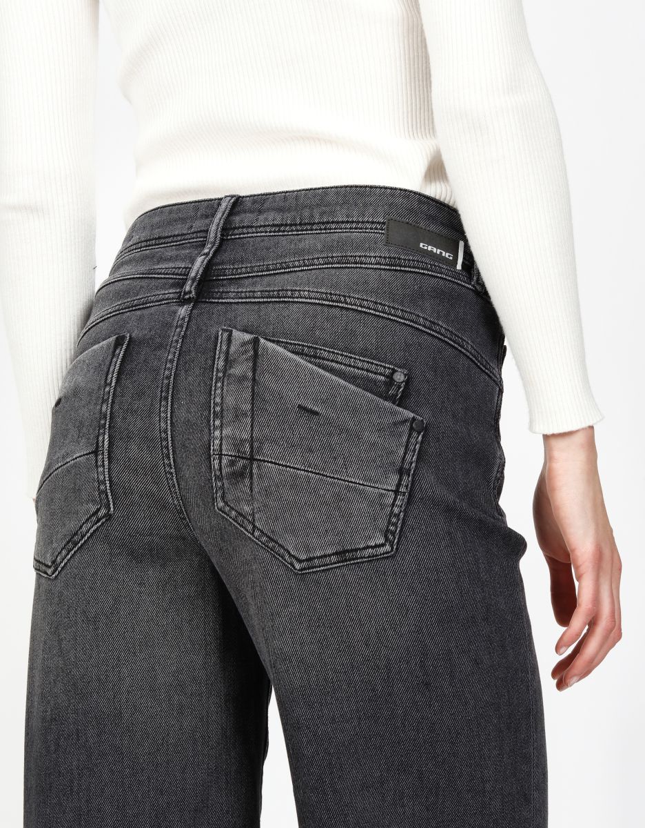 Gang 94Amelie Wide Turegrey Mid Wash