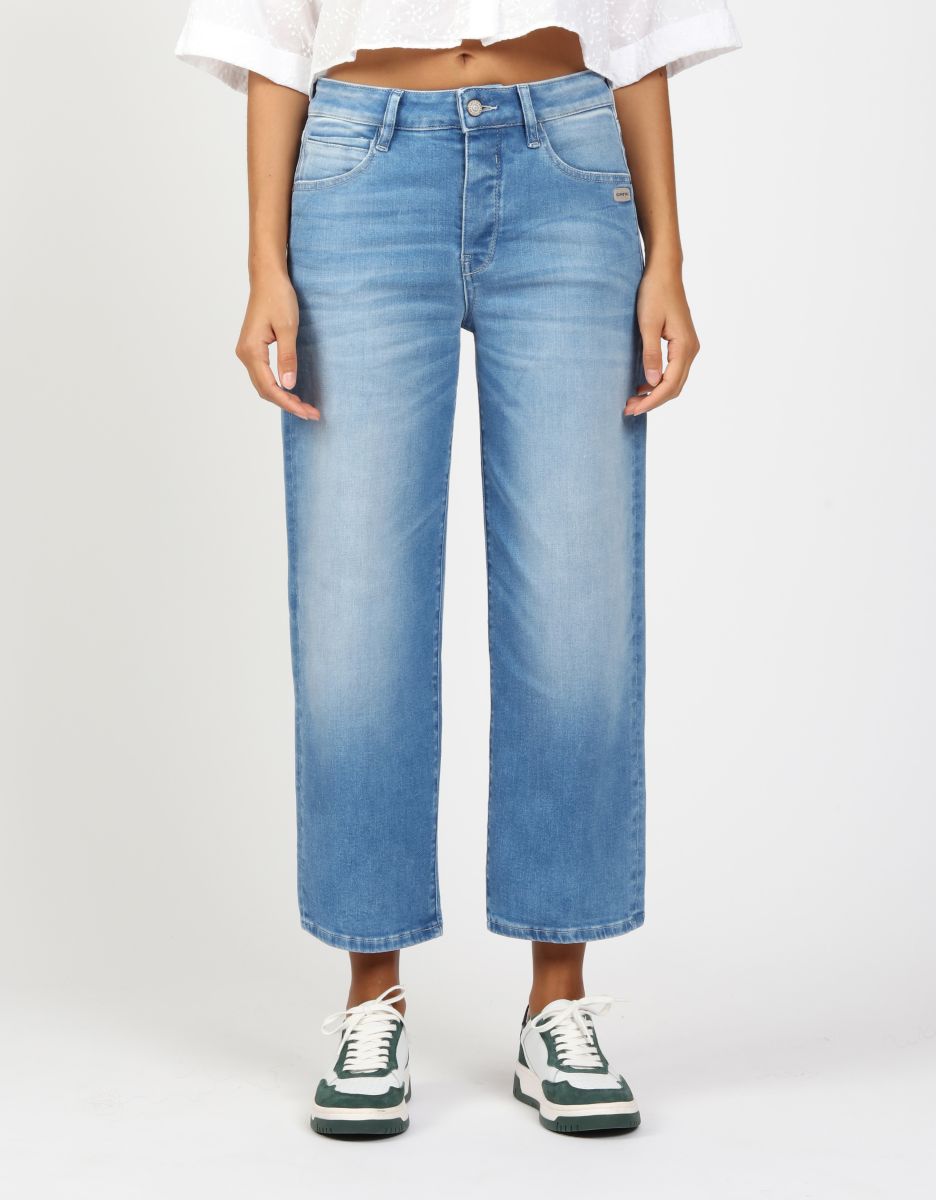Gang 94Jul Cropped Jeans Azure Blue Wash