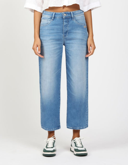 Gang 94Jul Cropped Jeans Azure Blue Wash