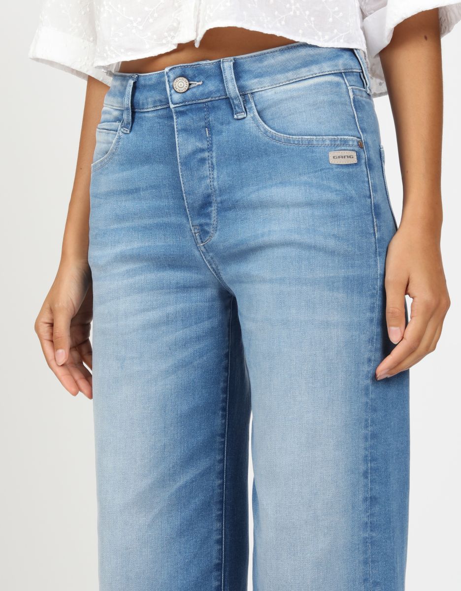 Gang 94Jul Cropped Jeans Azure Blue Wash