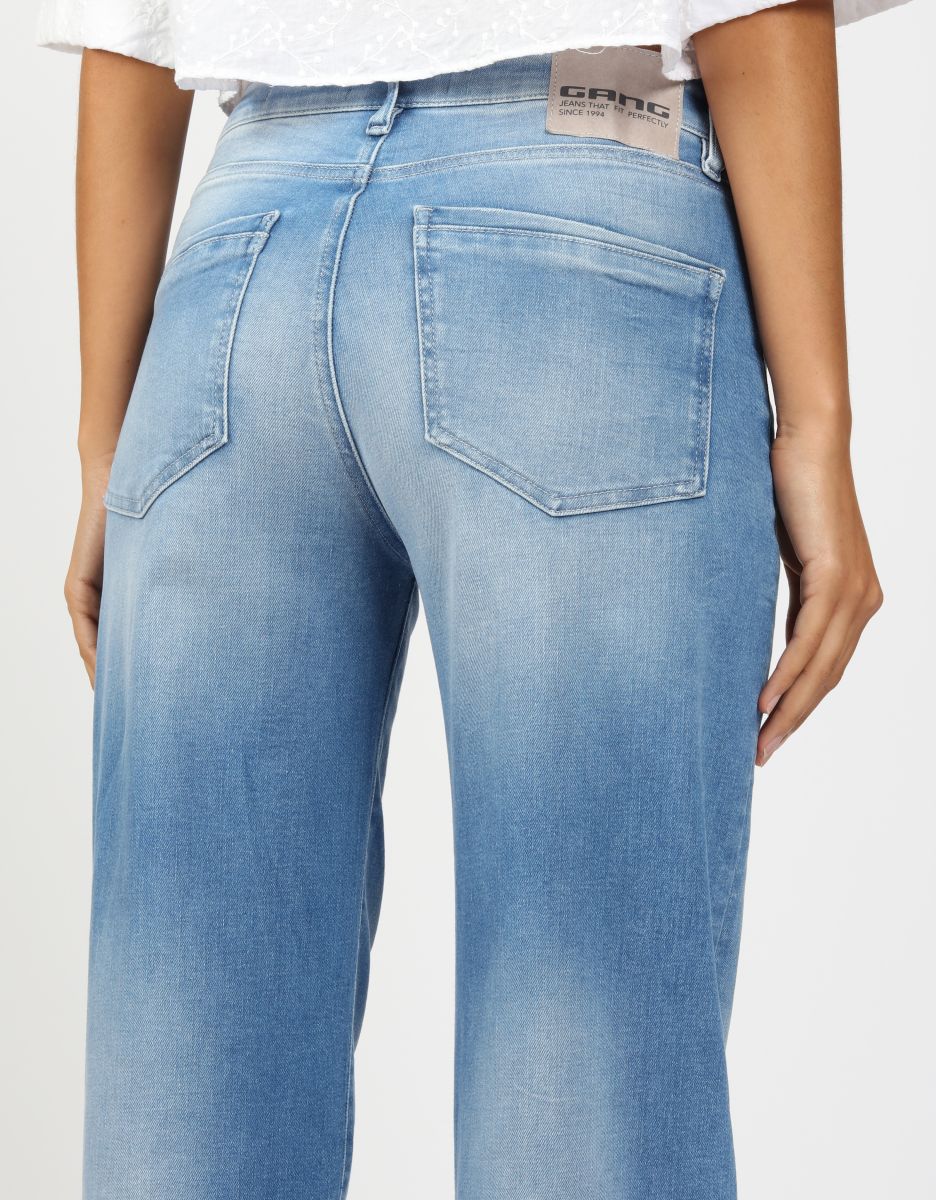 Gang 94Jul Cropped Jeans Azure Blue Wash