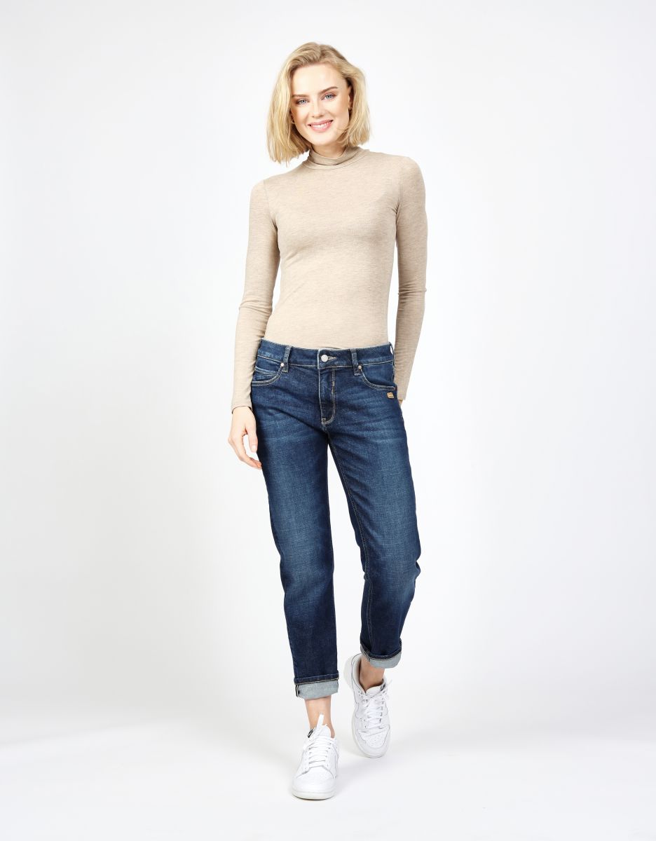 Gang 94Nadia Cropped Jeans Sea Tide Worn Wash