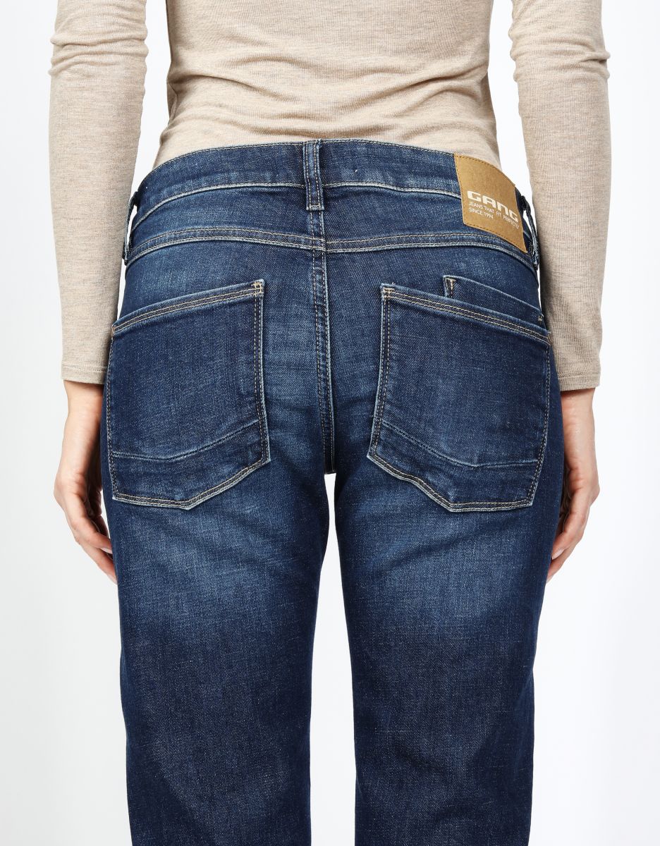 Gang 94Nadia Cropped Jeans Sea Tide Worn Wash