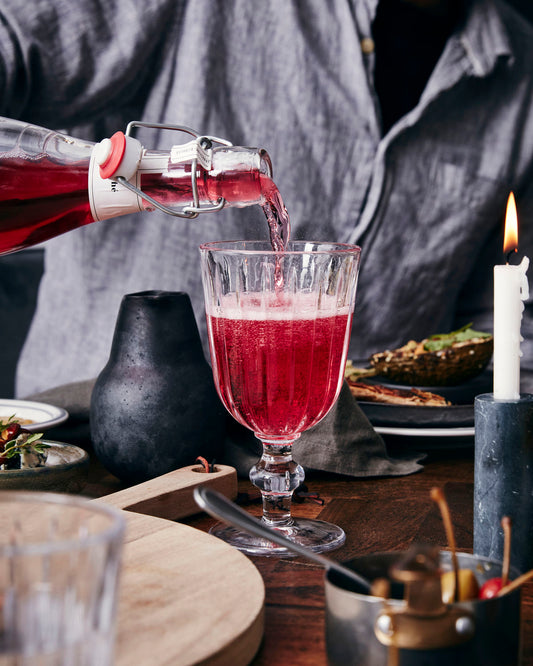 Weinglas, Groove, Klar