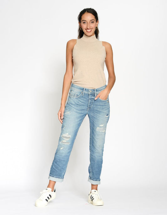 Gang 94Nica Cropped Cool Vint Midblue