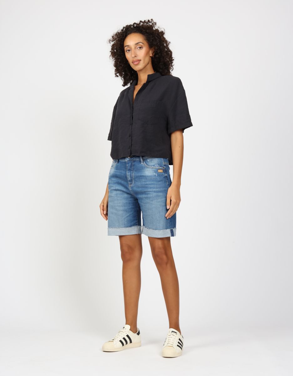 Gang 94Ida Bermuda Midblue Aged
