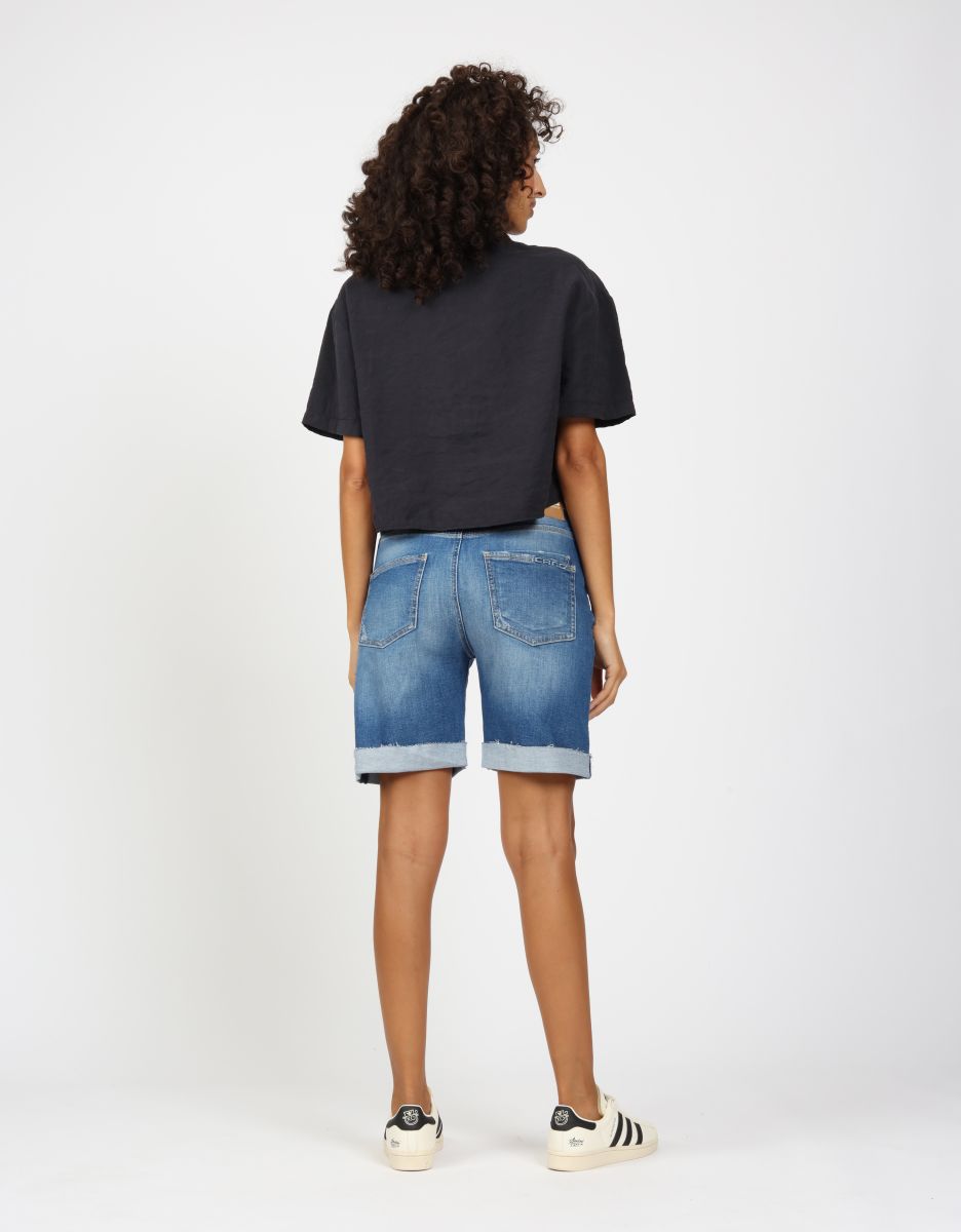 Gang 94Ida Bermuda Midblue Aged